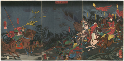 国芳　Kuniyoshi　『甲越川中島大合戦』