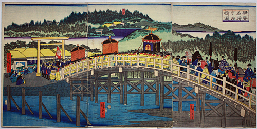 ���L�d�@Hiroshige�U�@�w�ɐ������F�����}�x
