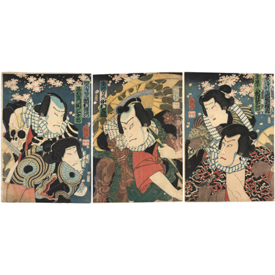 芳年　白浪五人男