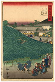 二代広重 Hiroshige�U 『諸国名所百景　泉州堺なにわやの松』