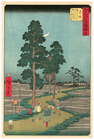 広重 Hiroshige 『五十三次名所図会　赤坂』